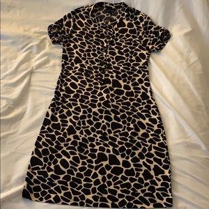animal print dress